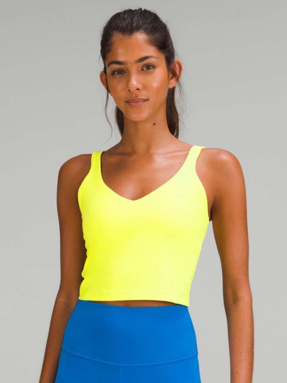 Lululemon Align Tank Top Electric Lemon Size 4 mint condition
